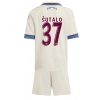 Ajax Josip Sutalo #37 Cheap Third Stadium Kit for Kids 2025-26 UK Sale