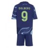 Ajax Kasper Dolberg #9 Cheap Away Stadium Kit for Kids 2025-26 UK Sale