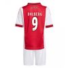 Ajax Kasper Dolberg #9 Cheap Home Stadium Kit for Kids 2025-26 UK Sale