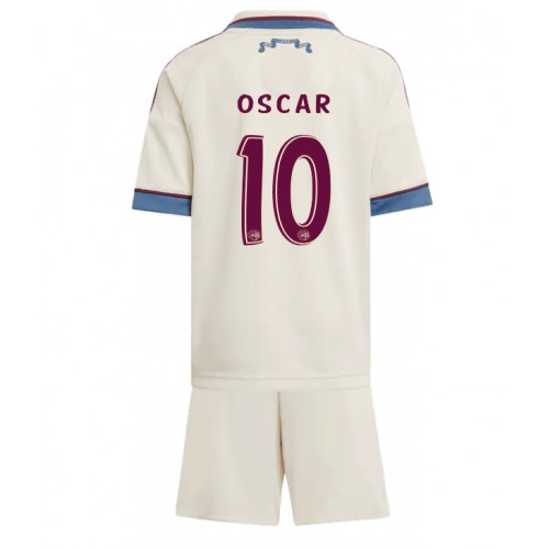 Ajax Oscar Gloukh #10 Cheap Third Stadium Kit for Kids 2025-26 UK Sale