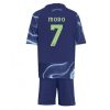 Ajax Raul Moro #7 Cheap Away Stadium Kit for Kids 2025-26 UK Sale