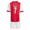 Ajax Raul Moro #7 Cheap Home Stadium Kit for Kids 2025-26 UK Sale