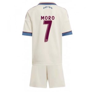 Ajax Raul Moro #7 Cheap Third Stadium Kit for Kids 2025-26 UK Sale