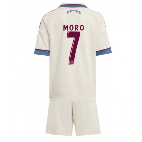 Ajax Raul Moro #7 Cheap Third Stadium Kit for Kids 2025-26 UK Sale