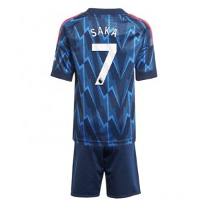 Arsenal Bukayo Saka #7 Cheap Away Stadium Kit Kids 2025-26 For Sale