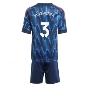 Arsenal Cristhian Mosquera #3 Cheap Away Stadium Kit Kids 2025-26 For Sale