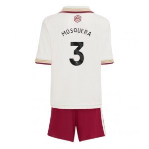 Arsenal Cristhian Mosquera #3 Cheap Third Stadium Kit Kids 2025-26 For Sale