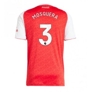 Arsenal Cristhian Mosquera #3 Home Stadium Shirt 2025-26 UK Sale