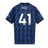 Arsenal Declan Rice #41 Away Stadium Shirt 2025-26 UK Sale