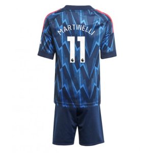 Arsenal Gabriel Martinelli #11 Cheap Away Stadium Kit Kids 2025-26 For Sale