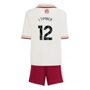 Arsenal Jurrien Timber #12 Cheap Third Stadium Kit Kids 2025-26 For Sale