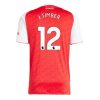 Arsenal Jurrien Timber #12 Home Stadium Shirt 2025-26 UK Sale