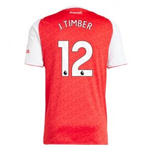 Arsenal Jurrien Timber #12 Home Stadium Shirt 2025-26 UK Sale
