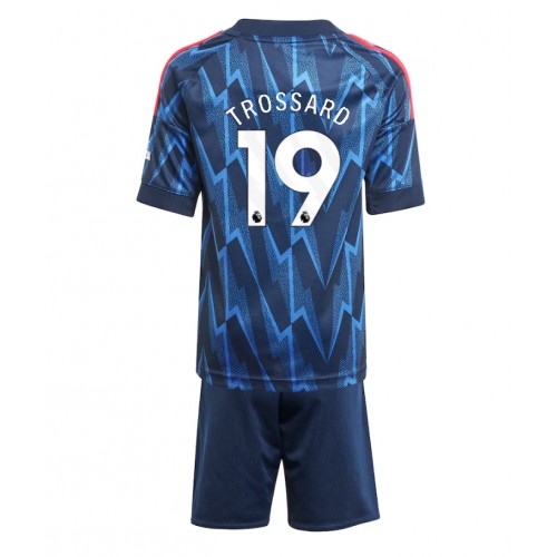 Arsenal Leandro Trossard #19 Cheap Away Stadium Kit Kids 2025-26 For Sale