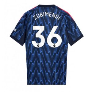 Arsenal Martin Zubimendi #36 Away Stadium Shirt 2025-26 UK Sale