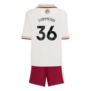 Arsenal Martin Zubimendi #36 Cheap Third Stadium Kit Kids 2025-26 For Sale