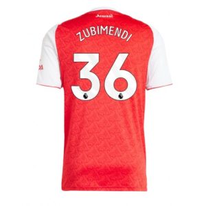 Arsenal Martin Zubimendi #36 Home Stadium Shirt 2025-26 UK Sale