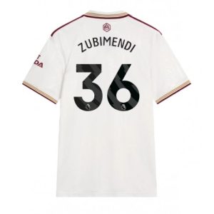 Arsenal Martin Zubimendi #36 Third Stadium Shirt 2025-26 UK Sale