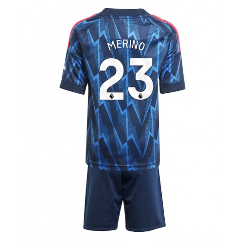 Arsenal Mikel Merino #23 Cheap Away Stadium Kit Kids 2025-26 For Sale