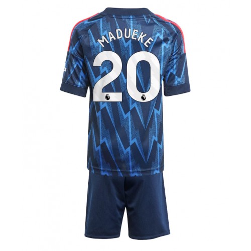 Arsenal Noni Madueke #20 Cheap Away Stadium Kit Kids 2025-26 For Sale