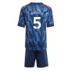Arsenal Piero Hincapie #5 Cheap Away Stadium Kit Kids 2025-26 For Sale