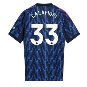 Arsenal Riccardo Calafiori #33 Away Stadium Shirt 2025-26 UK Sale