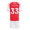 Arsenal Riccardo Calafiori #33 Cheap Home Stadium Kit Kids 2025-26 For Sale