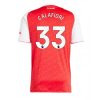 Arsenal Riccardo Calafiori #33 Home Stadium Shirt 2025-26 UK Sale