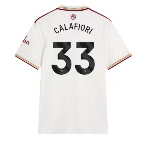 Arsenal Riccardo Calafiori #33 Third Stadium Shirt 2025-26 UK Sale