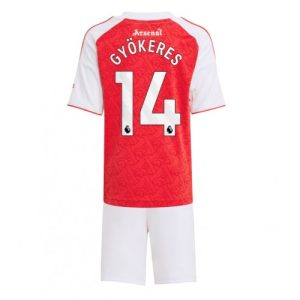 Arsenal Viktor Gyokeres #14 Cheap Home Stadium Kit Kids 2025-26 For Sale