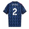 Arsenal William Saliba #2 Away Stadium Shirt 2025-26 UK Sale
