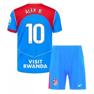 Atletico Madrid Alex Baena #10 Cheap Third Stadium Kit 2025-26 football kit kids