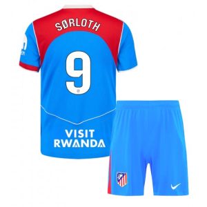Atletico Madrid Alexander Sorloth #9 Cheap Third Stadium Kit 2025-26 football kit kids