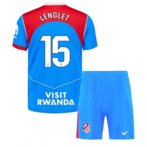 Atletico Madrid Clement Lenglet #15 Cheap Third Stadium Kit 2025-26 football kit kids
