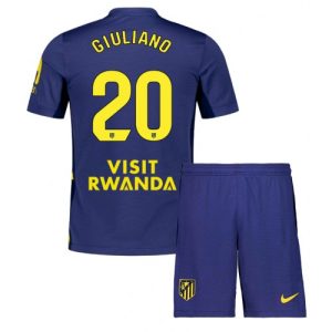 Atletico Madrid Giuliano Simeone #20 Cheap Away Stadium Kit 2025-26 football kit kids