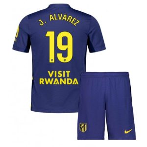 Atletico Madrid Julian Alvarez #19 Cheap Away Stadium Kit 2025-26 football kit kids