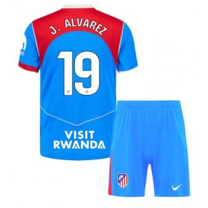 Atletico Madrid Julian Alvarez #19 Cheap Third Stadium Kit 2025-26 football kit kids