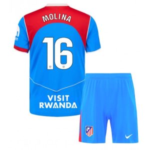 Atletico Madrid Nahuel Molina #16 Cheap Third Stadium Kit 2025-26 football kit kids