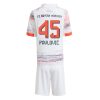Bayern Munich Aleksandar Pavlovic #45 Cheap Away Stadium Kit Kids 2025-26 On Sale