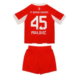 Bayern Munich Aleksandar Pavlovic #45 Cheap Home Stadium Kit Kids 2025-26 On Sale
