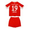 Bayern Munich Alphonso Davies #19 Cheap Home Stadium Kit Kids 2025-26 On Sale