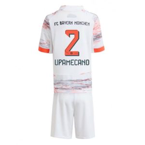 Bayern Munich Dayot Upamecano #2 Cheap Away Stadium Kit Kids 2025-26 On Sale