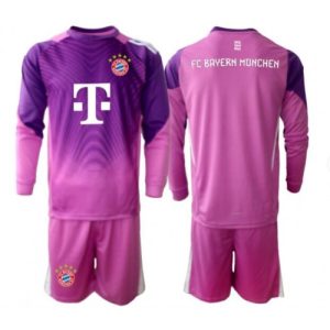 Bayern Munich Goalkeeper Cheap Third Stadium Kit Kids 2025-26 Long Sleeve (+ pants)