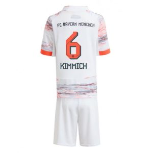 Bayern Munich Joshua Kimmich #6 Cheap Away Stadium Kit Kids 2025-26 On Sale