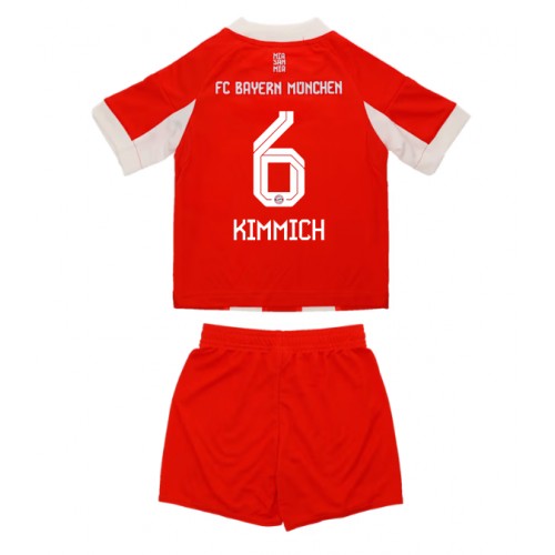 Bayern Munich Joshua Kimmich #6 Cheap Home Stadium Kit Kids 2025-26 On Sale