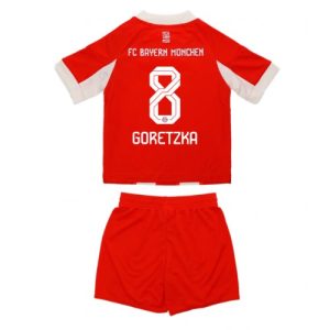 Bayern Munich Leon Goretzka #8 Cheap Home Stadium Kit Kids 2025-26 On Sale