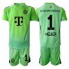 Bayern Munich Manuel Neuer #1 Goalkeeper Cheap Home Stadium Kit Kids 2025-26 On Sale