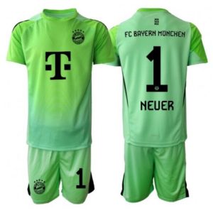 Bayern Munich Manuel Neuer #1 Goalkeeper Cheap Home Stadium Kit Kids 2025-26 On Sale