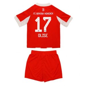 Bayern Munich Michael Olise #17 Cheap Home Stadium Kit Kids 2025-26 On Sale