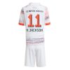 Bayern Munich Nicolas Jackson #11 Cheap Away Stadium Kit Kids 2025-26 On Sale
